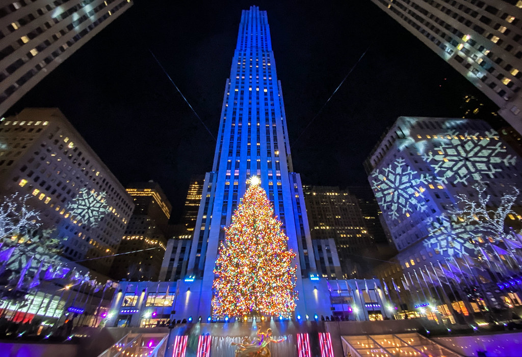 Photos: 2020 Rockefeller Center Christmas Tree Is Now Lit
