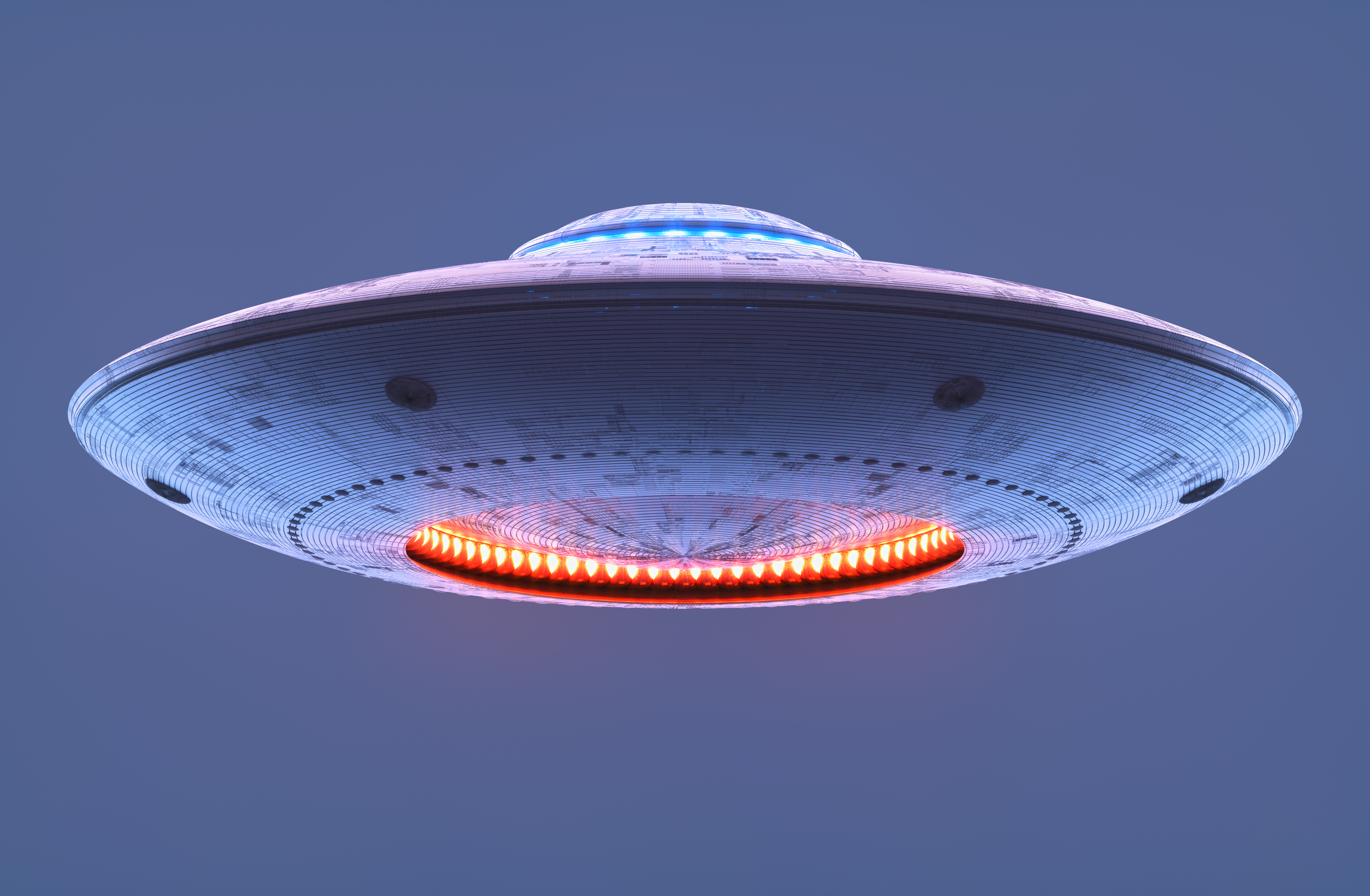 A flying saucer