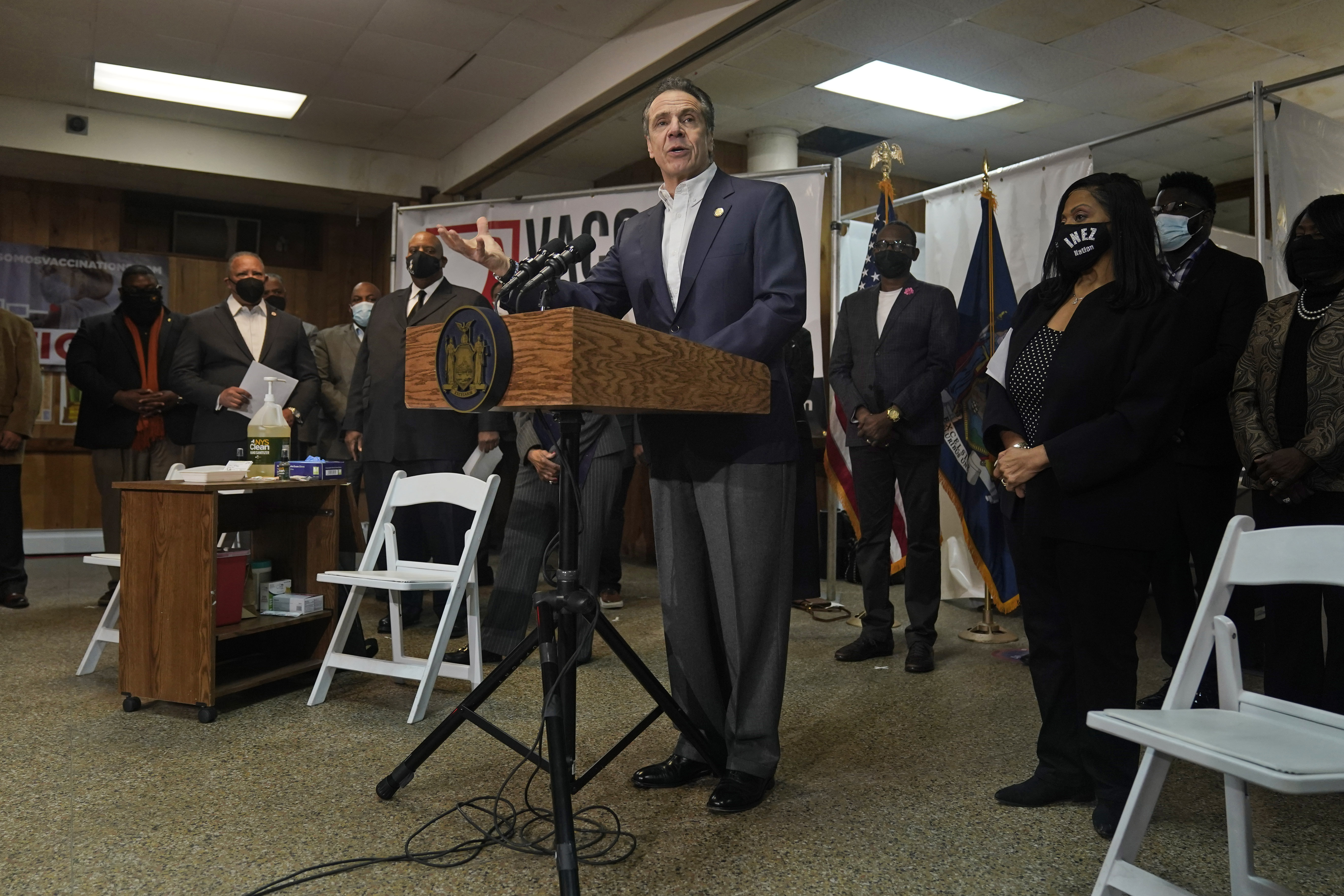 Harlem Leaders Rally Around Cuomo At Press Conference Excluding The Press