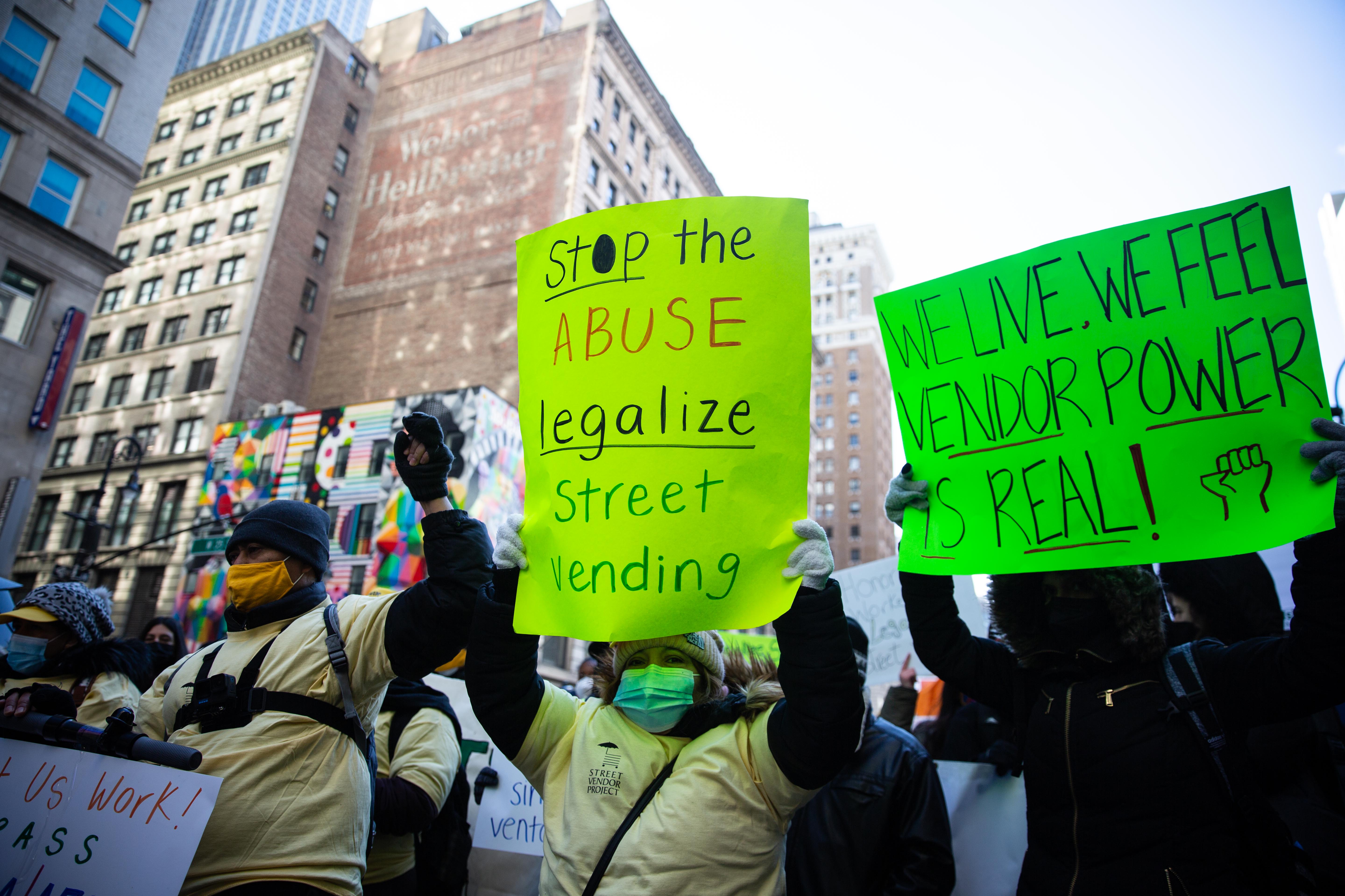 Following pandemic lows, NYC street vendors celebrate organizing power