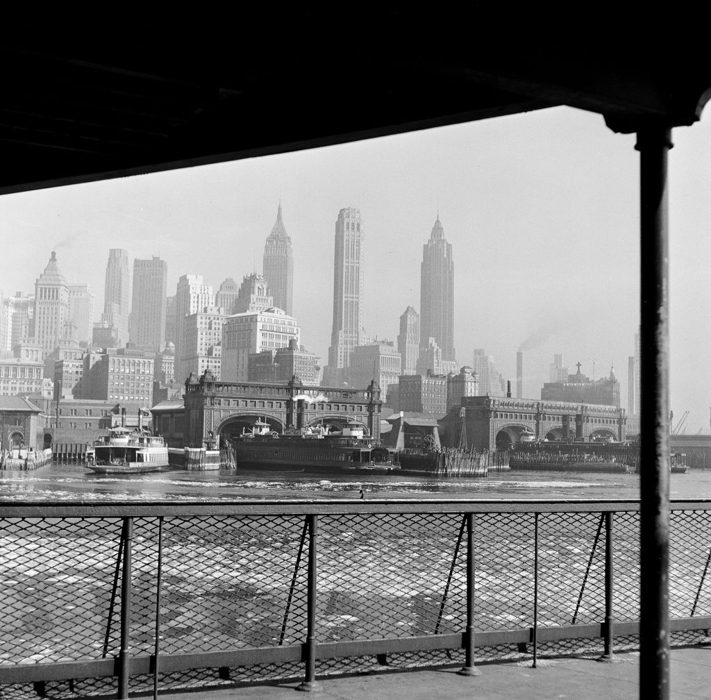 the Staten Island Ferry terminal in Lower Manhattan