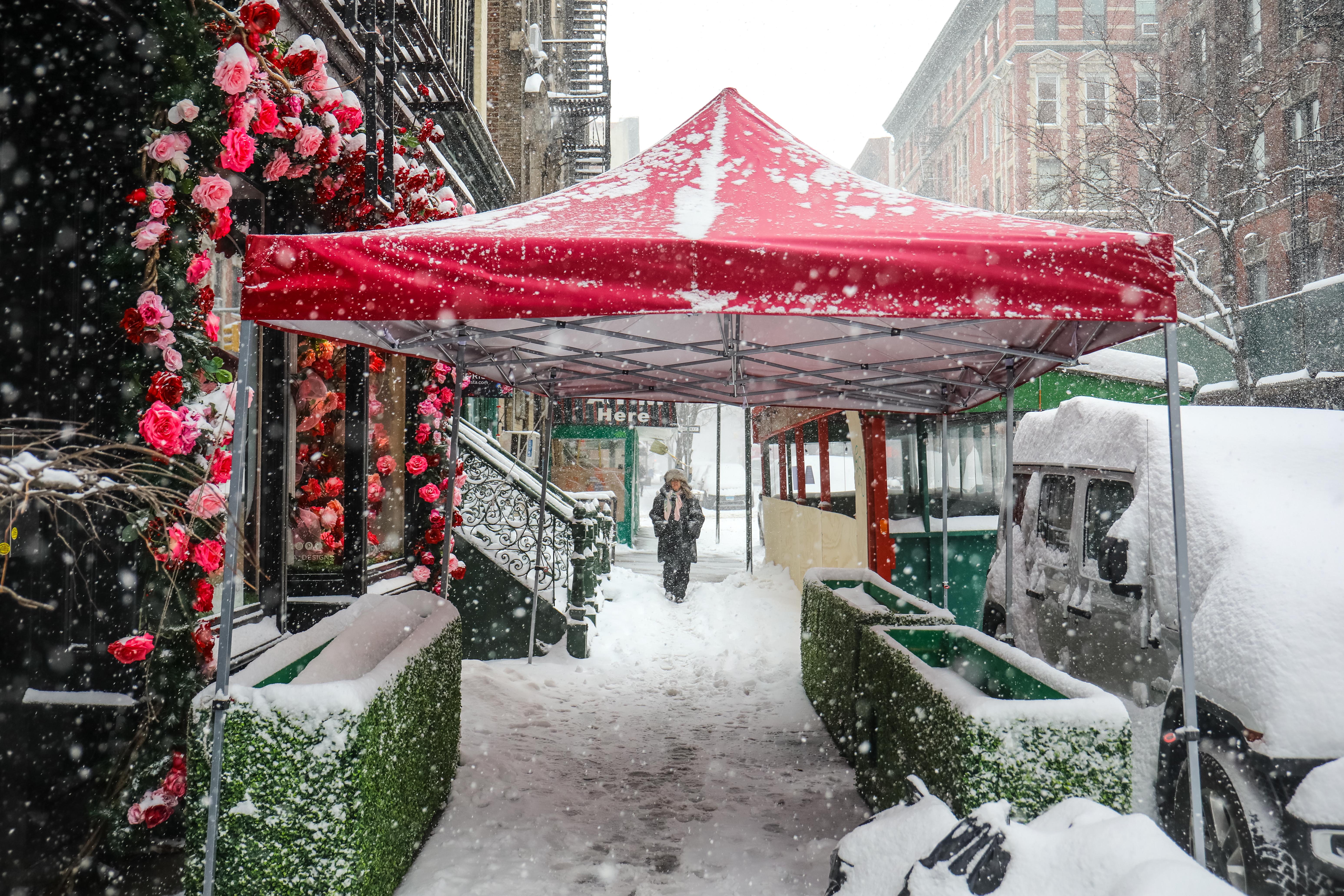 Snowy Scenes From The February 1st Blizzard In NYC