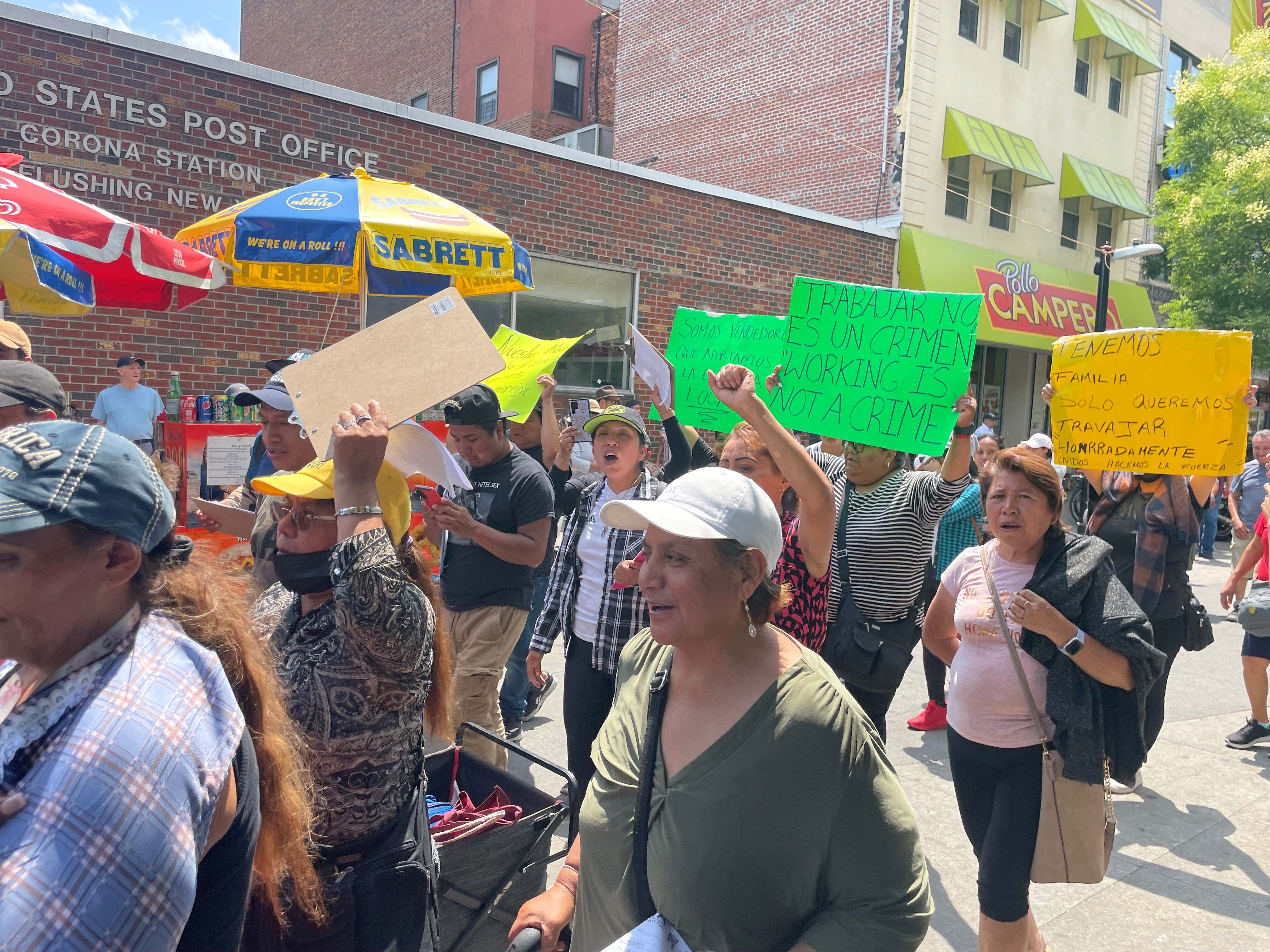 NY street vendors and store owners, sometimes rivals, find some common ground