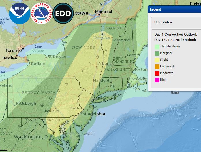 Heavy Rain And Thunderstorms To Drench Tri-State Area