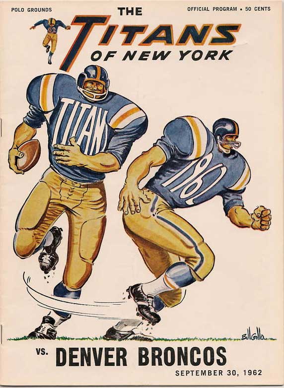 Los Angeles Chargers vs New York Titans June 6, 1960