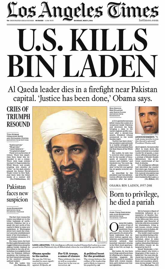 Osama Bin Laden Is Dead: Newspaper Front Pages - Gothamist