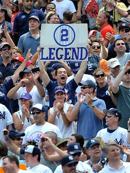 Mr. Baseball: Fans Rush To Grab Memorabilia After Jeter Hits 3,000