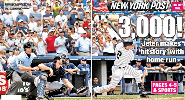 Mr. Baseball: Fans Rush To Grab Memorabilia After Jeter Hits 3,000