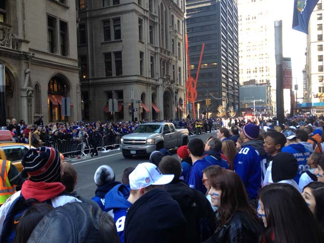 New York Giants Super Bowl parade