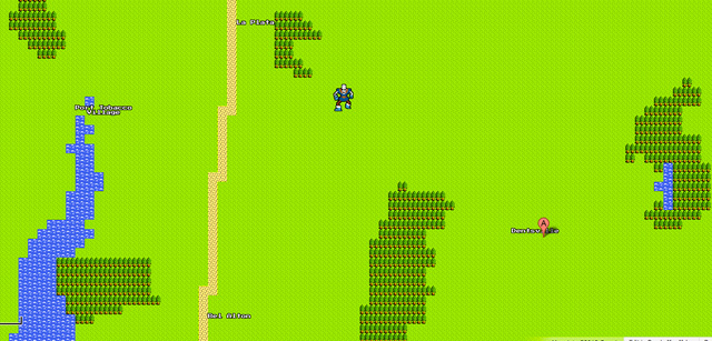 8-bit Google Maps, Start Your Quest