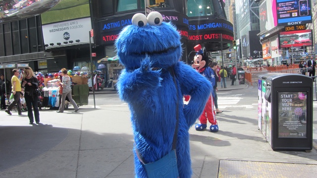 Times Square's 'creepy' costumed characters are out of control