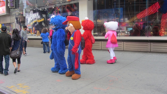 Times Square's 'creepy' costumed characters are out of control